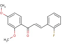 1-(2,4-dimethoxyphenyl)-3-(2-fluorophenyl)-2-propen-1-one