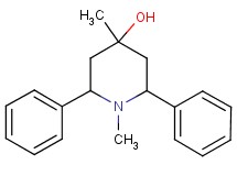 1,4-dimethyl-2,6-diphenyl-4-piperidinol