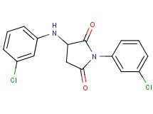 1-(3-chlorophenyl)-3-[(3-chlorophenyl)amino]-2,5-pyrrolidinedione