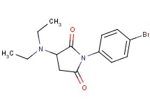 1-(4-bromophenyl)-3-(diethylamino)-2,5-pyrrolidinedione