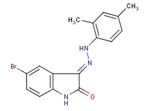 5-bromo-1H-indole-2,3-dione 3-[(2,4-dimethylphenyl)hydrazone]