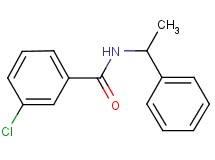 3-chloro-N-(1-phenylethyl)benzamide