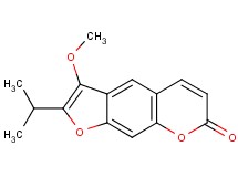 2-isopropyl-3-methoxy-7H-furo[3,2-g]chromen-7-one