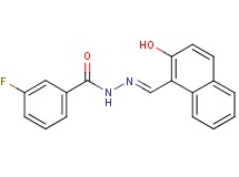 3-fluoro-N'-[(2-hydroxy-1-naphthyl)methylene]benzohydrazide