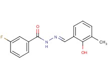 3-fluoro-N'-(2-hydroxy-3-methylbenzylidene)benzohydrazide