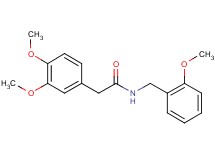 2-(3,4-dimethoxyphenyl)-N-(2-methoxybenzyl)acetamide