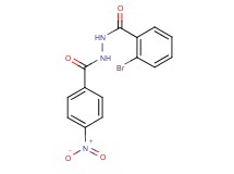 2-bromo-N'-(4-nitrobenzoyl)benzohydrazide