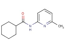 N-(6-methyl-2-pyridinyl)cyclohexanecarboxamide