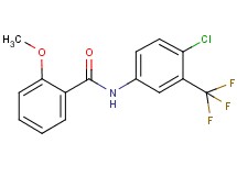 N-[4-chloro-3-(trifluoromethyl)phenyl]-2-methoxybenzamide