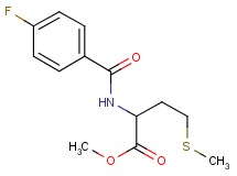methyl N-(4-fluorobenzoyl)methioninate