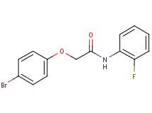 2-(4-bromophenoxy)-N-(2-fluorophenyl)acetamide