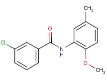 3-chloro-N-(2-methoxy-5-methylphenyl)benzamide