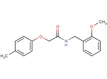 N-(2-methoxybenzyl)-2-(4-methylphenoxy)acetamide