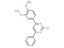 2-chloro-4-(3,4-dimethoxyphenyl)-6-phenylpyrimidine