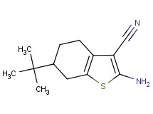 2-amino-6-tert-butyl-4,5,6,7-tetrahydro-1-benzothiophene-3-carbonitrile