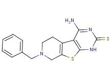4-amino-7-benzyl-5,6,7,8-tetrahydropyrido[4',3':4,5]thieno[2,3-d]pyrimidine-2(1H)-thione