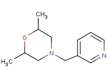 2,6-dimethyl-4-(3-pyridinylmethyl)morpholine