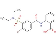 2-({4-bromo-3-[(diethylamino)sulfonyl]benzoyl}amino)benzoic acid