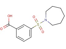 3-(1-azepanylsulfonyl)benzoic acid