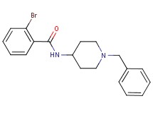 N-(1-benzyl-4-piperidinyl)-2-bromobenzamide