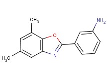3-(5,7-dimethyl-1,3-benzoxazol-2-yl)aniline