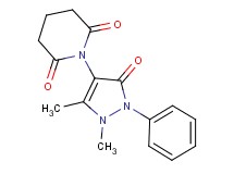 1-(1,5-dimethyl-3-oxo-2-phenyl-2,3-dihydro-1H-pyrazol-4-yl)-2,6-piperidinedione