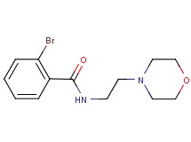 2-bromo-N-[2-(4-morpholinyl)ethyl]benzamide