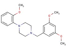 1-(3,5-dimethoxybenzyl)-4-(2-methoxyphenyl)piperazine