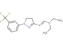 N,N-diethyl-N'-{1-[3-(trifluoromethyl)phenyl]-4,5-dihydro-1H-pyrazol-3-yl}imidoformamide