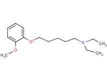 N,N-diethyl-5-(2-methoxyphenoxy)-1-pentanamine