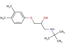 1-(tert-butylamino)-3-(3,4-dimethylphenoxy)-2-propanol hydrochloride