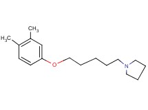 1-[5-(3,4-dimethylphenoxy)pentyl]pyrrolidine