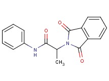 2-(1,3-dioxo-1,3-dihydro-2H-isoindol-2-yl)-N-phenylpropanamide
