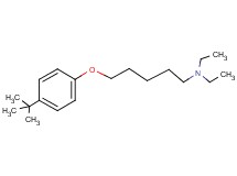 5-(4-tert-butylphenoxy)-N,N-diethyl-1-pentanamine