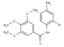 N-(2-bromo-4-methylphenyl)-3,4,5-trimethoxybenzamide