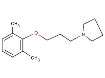 1-[3-(2,6-dimethylphenoxy)propyl]pyrrolidine