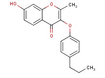 7-hydroxy-2-methyl-3-(4-propylphenoxy)-4H-chromen-4-one