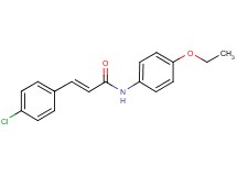 3-(4-chlorophenyl)-N-(4-ethoxyphenyl)acrylamide