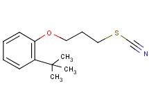 3-(2-tert-butylphenoxy)propyl thiocyanate