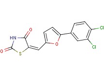 5-{[5-(3,4-dichlorophenyl)-2-furyl]methylene}-1,3-thiazolidine-2,4-dione