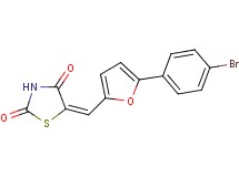 5-{[5-(4-bromophenyl)-2-furyl]methylene}-1,3-thiazolidine-2,4-dione