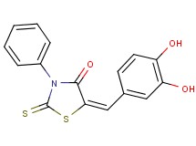 5-(3,4-dihydroxybenzylidene)-3-phenyl-2-thioxo-1,3-thiazolidin-4-one