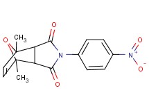 1,7-dimethyl-4-(4-nitrophenyl)-10-oxa-4-azatricyclo[5.2.1.0~2,6~]dec-8-ene-3,5-dione