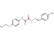 N-(4-ethoxyphenyl)-2-[2-(4-methylbenzylidene)hydrazino]-2-oxoacetamide