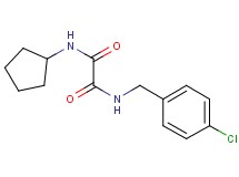 N-(4-chlorobenzyl)-N'-cyclopentylethanediamide