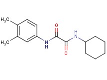 N-cyclohexyl-N'-(3,4-dimethylphenyl)ethanediamide