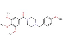 1-(4-methoxybenzyl)-4-(3,4,5-trimethoxybenzoyl)piperazine