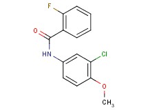 N-(3-chloro-4-methoxyphenyl)-2-fluorobenzamide