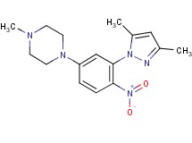 1-[3-(3,5-dimethyl-1H-pyrazol-1-yl)-4-nitrophenyl]-4-methylpiperazine
