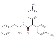 2,2-bis(4-aminophenyl)-N-(1-methyl-2-phenylethyl)acetamide